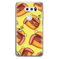 Hamburger: LG V30 Transparant Hoesje