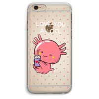 Love You A Lotl: iPhone 6 Plus / 6S Plus Transparant Hoesje Love You A Lotl: iPhone 6 Plus / 6S Plus Transparant Hoesje
