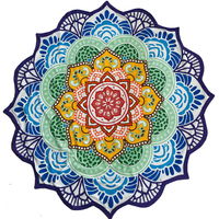 Strandlaken Zeven Chakra's Mandala