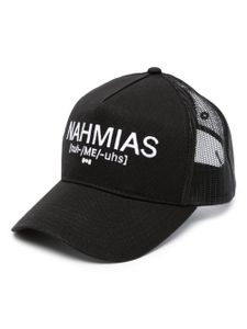 Nahmias casquette à logo brodé - Noir