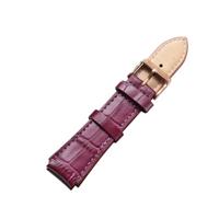 CAGARNY eenvoudige Fashion horloges Band gouden gesp lederen horlogebandje breedte: 18mm(Purple)