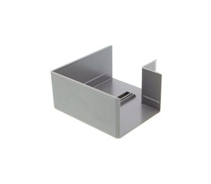 Vlakhaakstuk kabelgoot 130x60mm grijs RAL 7030 Canalit 951709