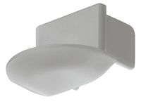 Eindkap aluminium inbouwprofiel 18x13mm kunststof rond