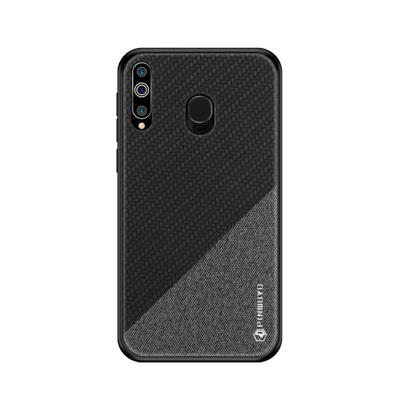 PINWUYO eert serie schokbestendige PC + TPU beschermhoes voor Galaxy M30 (zwart)