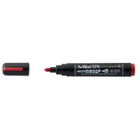 Permanent marker artline 170 eco rond m rood | 12 stuks