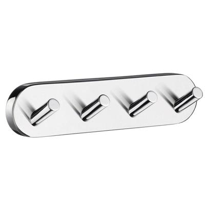 Smedbo Home Handdoekhaak - 18x4cm - 4 haken - chroom HK359