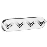 Smedbo Home Handdoekhaak - 18x4cm - 4 haken - chroom HK359