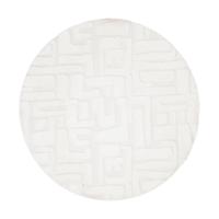 Vloerkleed native - wit - ø120 cm