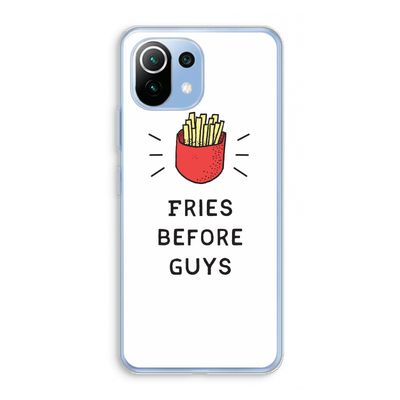 Fries before guys: Xiaomi Mi 11 Lite Transparant Hoesje