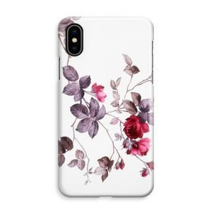 Mooie bloemen: iPhone XS Max Volledig Geprint Hoesje