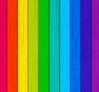 Realistische regenboog houten achtergrond