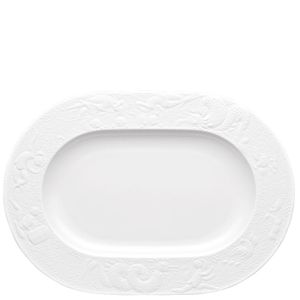 ROSENTHAL STUDIO LINE - Zauberfloete White - Vleesschaal 34x27cm