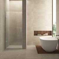 Nisdeur Wiesbaden Less 100x200 cm 8 mm Nano Helder Glas Chroom Nisdeur Wiesbaden Less 100x200 cm 8 mm Nano Helder Glas Chroom