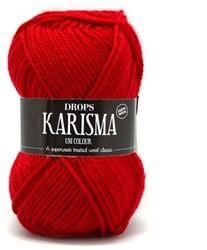 Drops Karisma Uni Colour 018 Rood