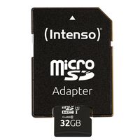 Intenso Premium microSDHC-kaart 32 GB Class 10, UHS-I Incl. SD-adapter - thumbnail