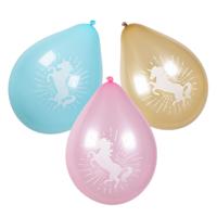 Boland Ballonnen unicorn set a 6 stuks ø25cm