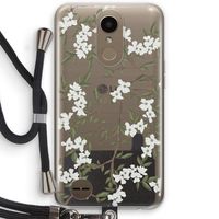 Blossoming spring: LG K10 (2017) Transparant Hoesje met koord