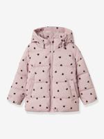 Gewatteerd donsjack met capuchon voor meisjes NAME IT paars