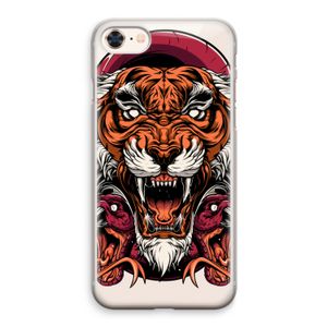Tiger and Rattlesnakes: iPhone 8 Transparant Hoesje