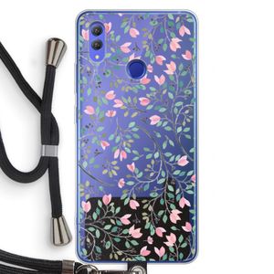 Sierlijke bloemen: Honor Note 10 Transparant Hoesje met koord