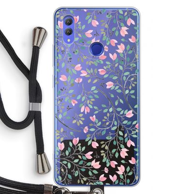 Sierlijke bloemen: Honor Note 10 Transparant Hoesje met koord