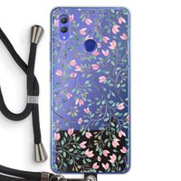 Sierlijke bloemen: Honor Note 10 Transparant Hoesje met koord