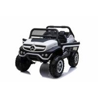 Elektrische Kinderauto Mercedes Benz Unimog Wit 12 V