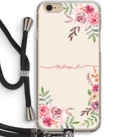 Rozen: iPhone 6 / 6S Transparant Hoesje met koord