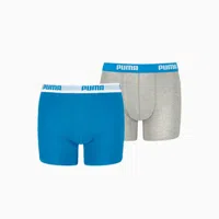 Puma 2-pack jongens boxershort - Blue grey - thumbnail