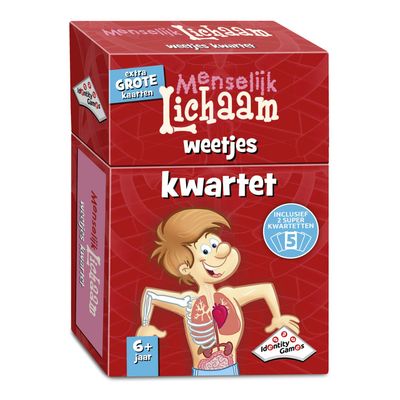 Identity Games menselijk lichaam kwartet