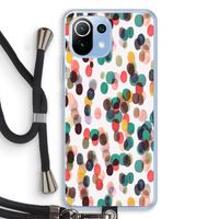 Tropical Dots: Xiaomi Mi 11 Lite Transparant Hoesje met koord