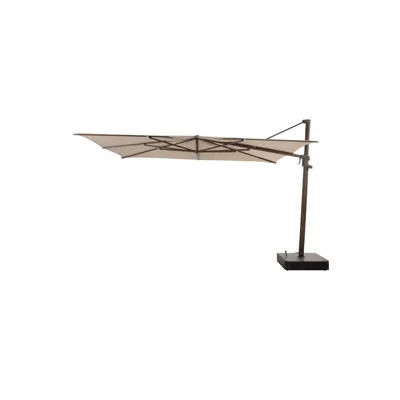 Zweefparasol Finca 400 300 cm Wenge Frame Beach 4SO Parasol Bruin 4 Seasons Outdoor