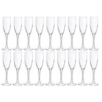 Cosy & Trendy Champagneglazen - 18x stuks - glas - 190 ml - Flutes