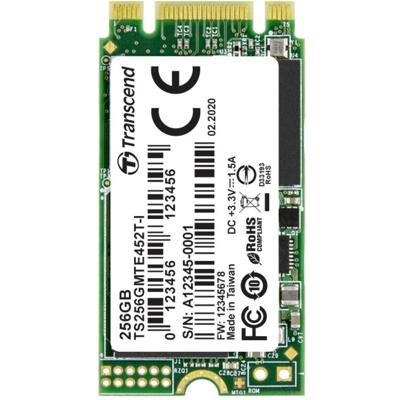 Transcend MTE452T-I 256 GB NVMe/PCIe M.2 SSD 2242 harde schijf PCIe NVMe 3.0 x2 Industrial TS256GMTE452T-I
