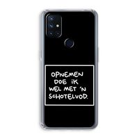 Schotelvod: OnePlus Nord N10 5G Transparant Hoesje
