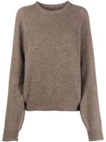 Frenckenberger crew-neck cashmere jumper - Marron - thumbnail