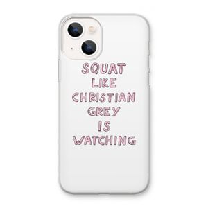 Christian Grey: iPhone 13 mini Transparant Hoesje