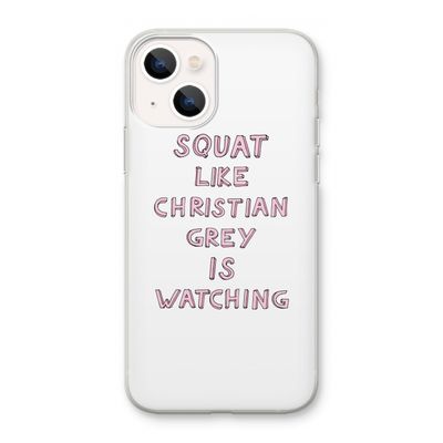 Christian Grey: iPhone 13 mini Transparant Hoesje