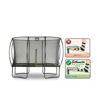 Exit Silhouette trampoline met net - 305 x 214 cm - Zwart - thumbnail