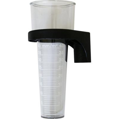 Regenmeter met stokhouder - 20 cm - pluviometer - neerslagmeter