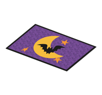 Placemat kleuren Maansterren en een vleermuis