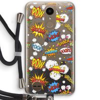 Pow Smack: LG K10 (2017) Transparant Hoesje met koord