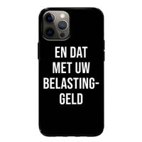 Belastinggeld - Zwart: iPhone 12 Tough Case