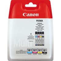 Canon CLI-581 Multipack inktcartridge Origineel Zwart, Cyaan, Magenta, Geel - thumbnail