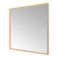 Hotbath &More Mirrors Square LED Badkamerspiegel - Rechthoek - 80 x 80 cm - Geborsteld Koper Pvd