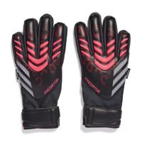 adidas Predator Match Fingersave Keepershandschoenen Kids Zwart Rood Grijs