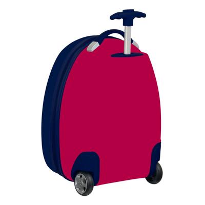 Handbagagekoffer F.C. Barcelona Blauw Kastanjebruin 16'' 23 L 28 x 43 x 23 cm