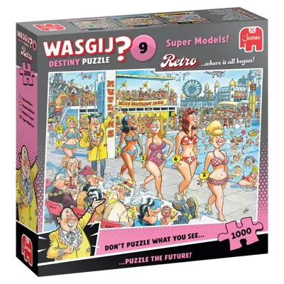 Jumbo Wasgij? Retro original 9 klein topmodellen! 1000 stukjes