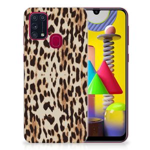 Samsung Galaxy M31 TPU Hoesje Leopard