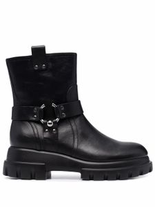 AGL bottes Sally à fermeture zippée - Noir